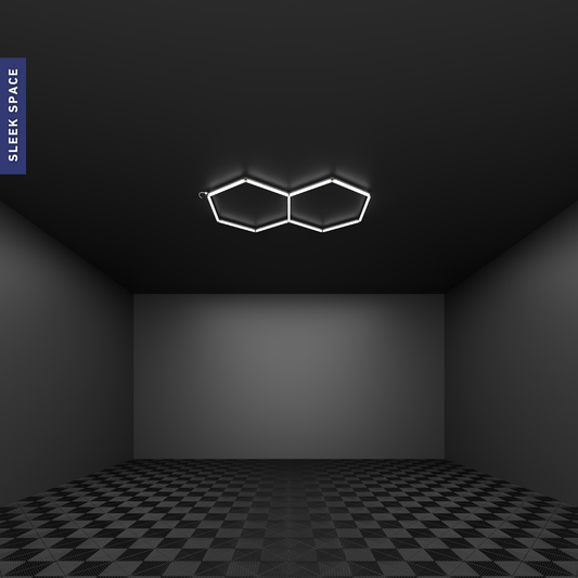 2-Grid Small Hexagon Light (1.7x1.0m, 66W)