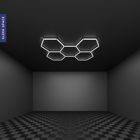 5-Grid Large Hexagon Light (3.0x2.1m, 192W)