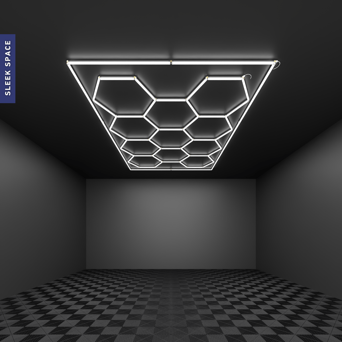 11-Grid Small Hexagon Light (3.5x2.4m, 436W)