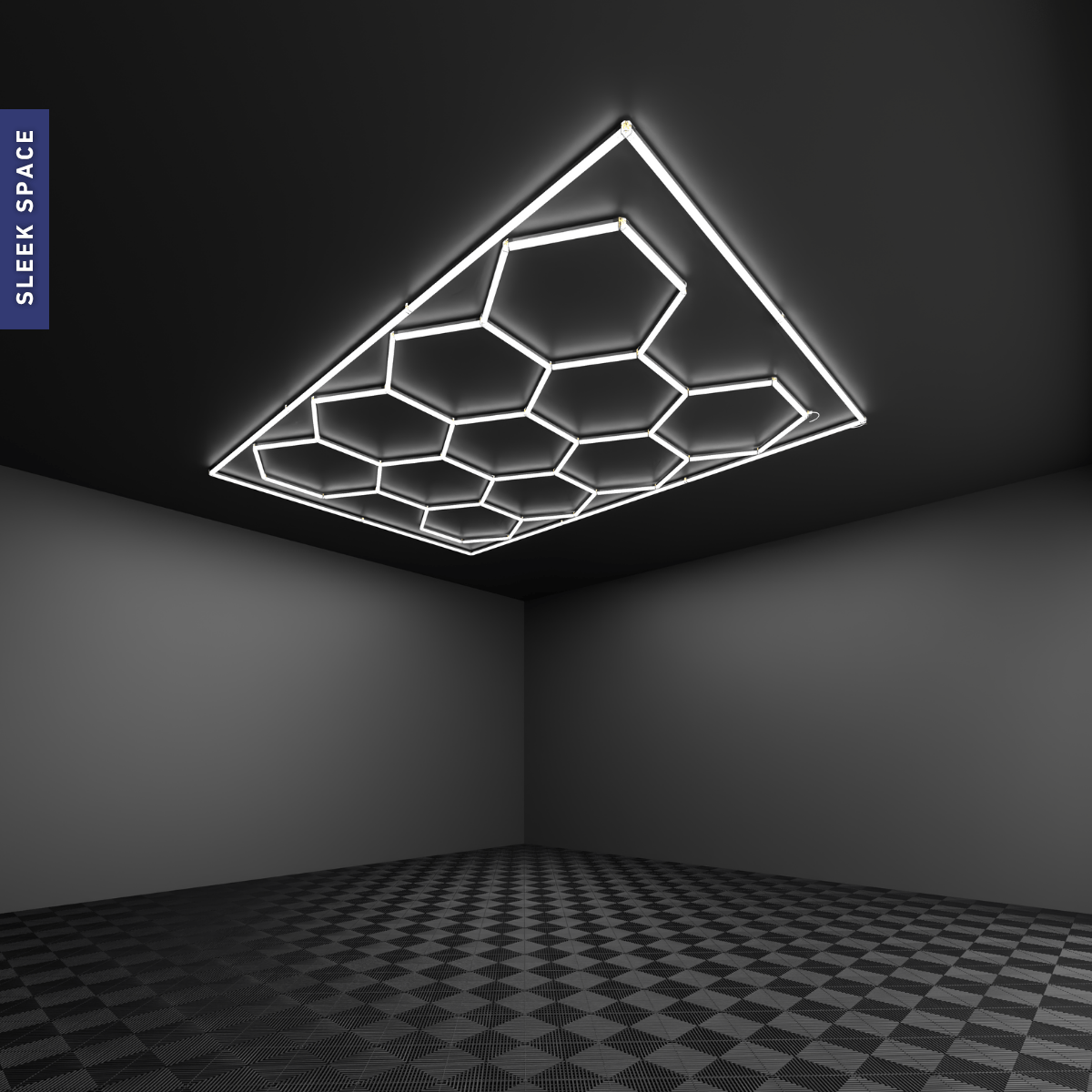 11-Grid Small Hexagon Light (3.5x2.4m, 436W)
