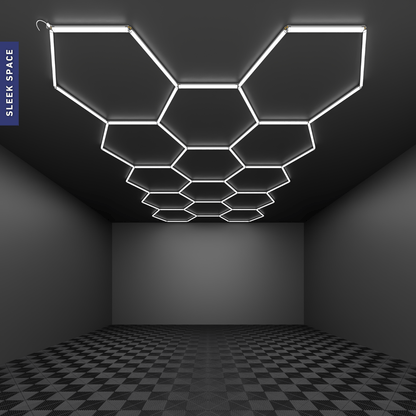 14-Grid Large Hexagon Light (5.2x3.0m, 456W)