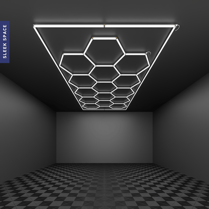 15-Grid Small Hexagon Light (4.8x2.4m, 552W)