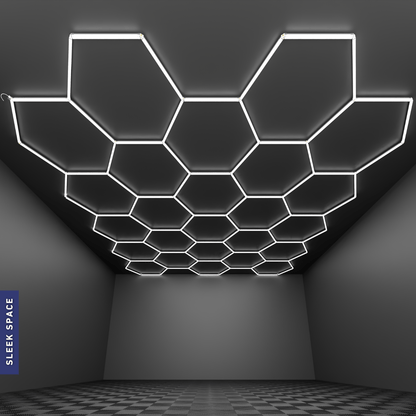 25-Grid Large Hexagon Light (5.7x4.8m, 752W)