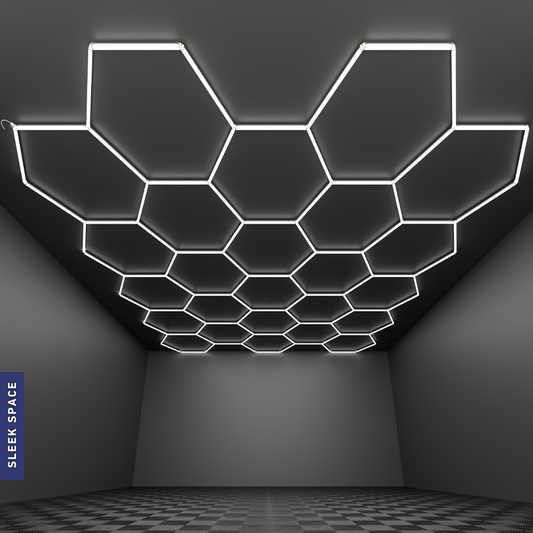 25-Grid Large Hexagon Light (5.7x4.8m, 752W)