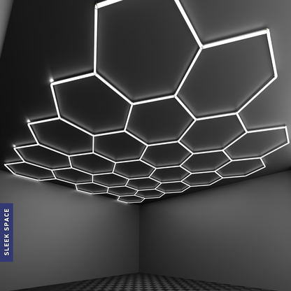25-Grid Large Hexagon Light (5.7x4.8m, 752W)