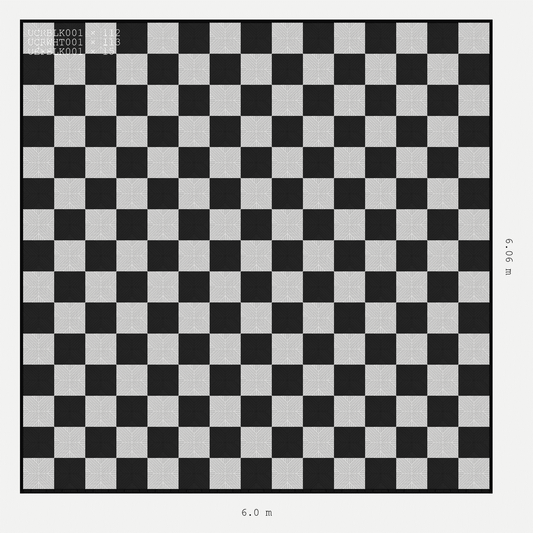 ULTRACORE Chequer Design Jet Black Neutral Alpine White