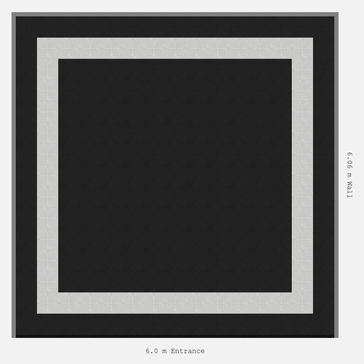 ULTRACORE double border layout in Jet Black and Alpine White