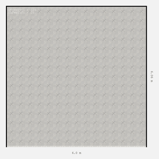 ULTRAFLUX single colour layout in Alpine White