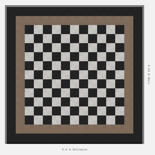 ULTRAGRID double border layout in Jet Black and Alpine White