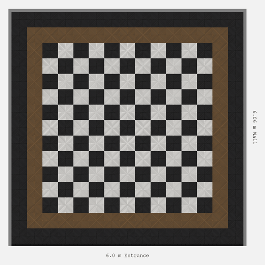 ULTRAGRID double border layout in Jet Black and Alpine White
