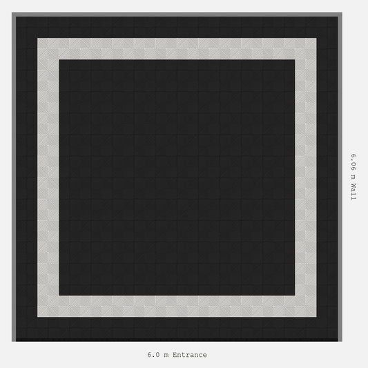 ULTRAGRID double border layout in Jet Black and Alpine White