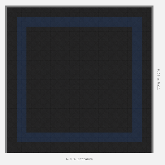 ULTRAGRID double border layout in Jet Black and Night Blue