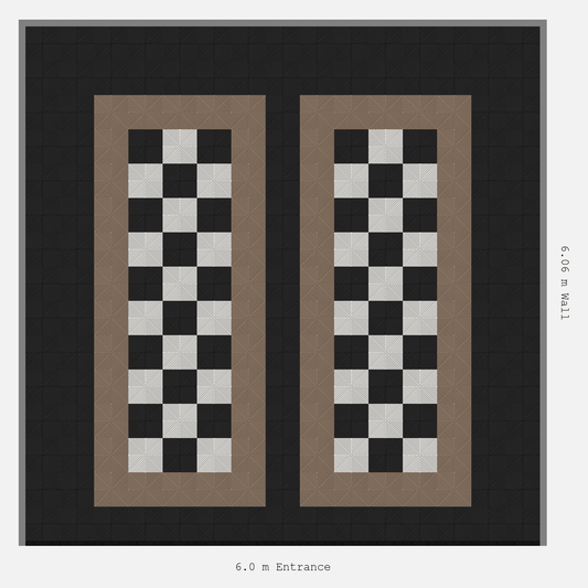 ULTRAGRID parking bay layout in Jet Black and Alpine White