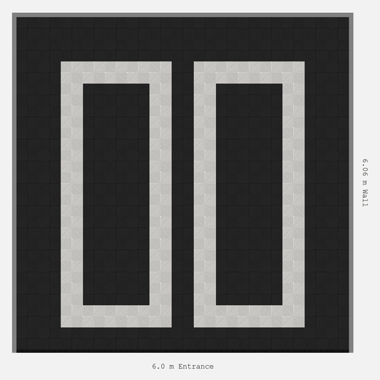 ULTRAGRID parking bay layout in Jet Black and Alpine White