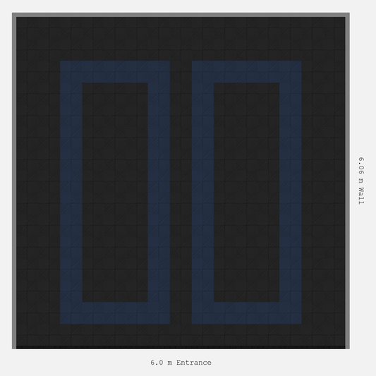 ULTRAGRID parking bay layout in Jet Black and Night Blue
