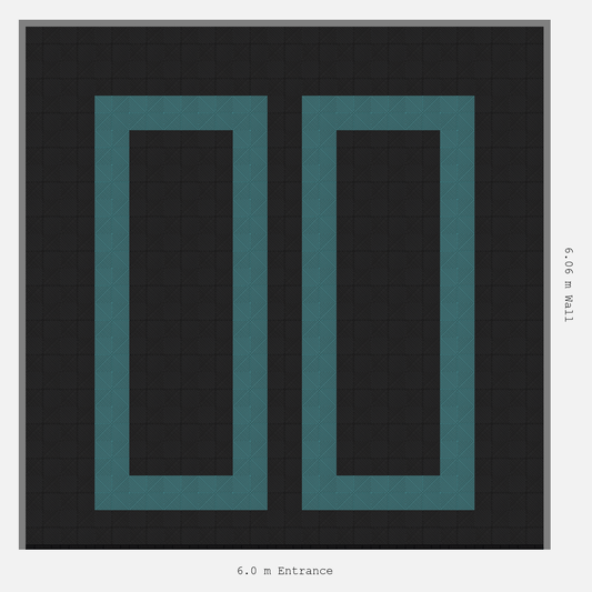 ULTRAGRID parking bay layout in Jet Black and Turbo Teal