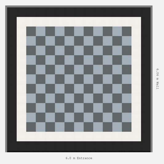 ULTRATUFF double border layout in Space Grey and Silver Grey and Jet Black and Alpine White