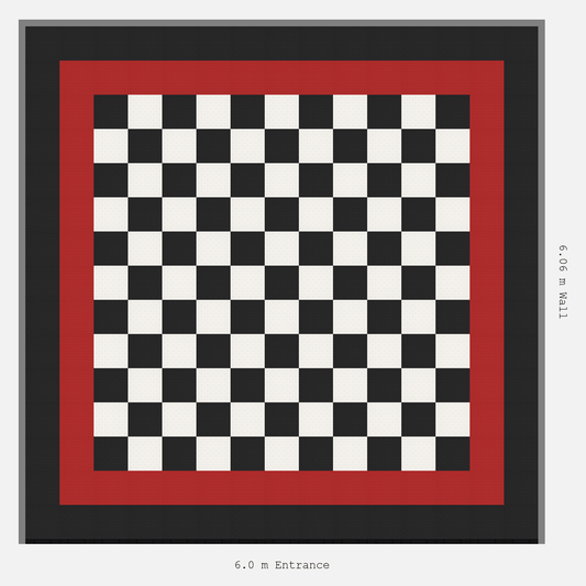 ULTRATUFF double border layout in Jet Black and Alpine White
