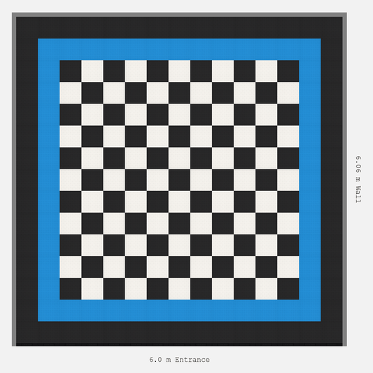ULTRATUFF double border layout in Jet Black and Alpine White