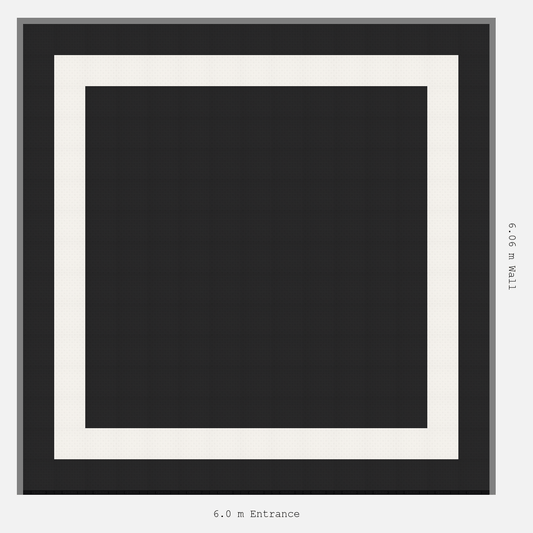ULTRATUFF double border layout in Jet Black and Alpine White