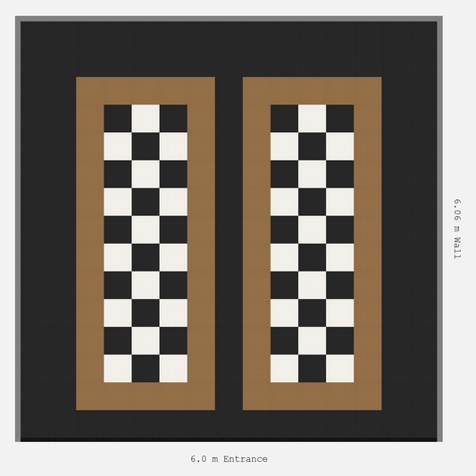 ULTRATUFF parking bay layout in Jet Black and Alpine White