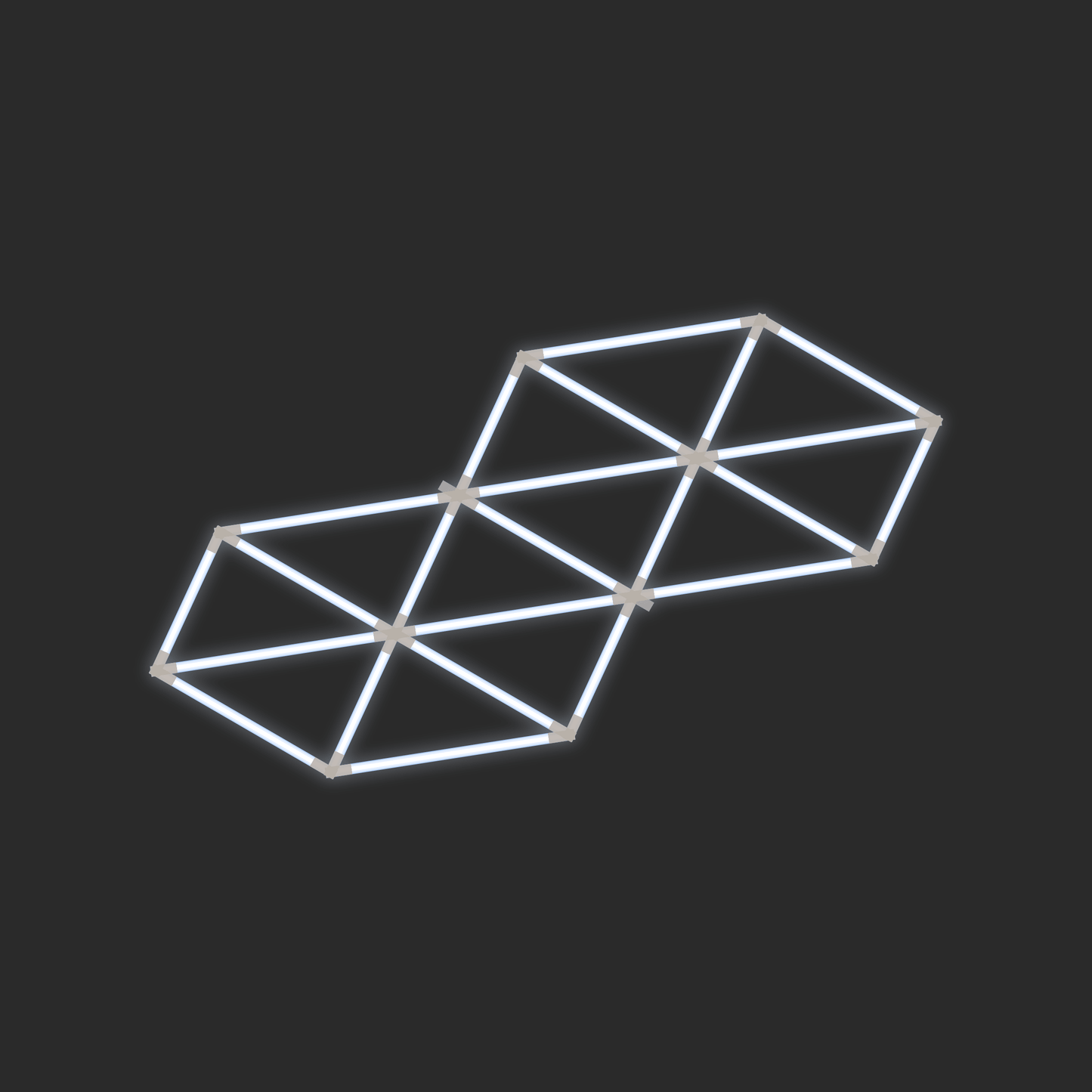 ULTRABEAM LED Light Kit Hex Subdivided 1.7x1m 138W — lit-iso