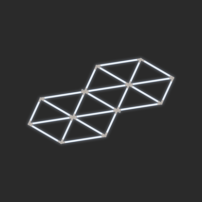ULTRABEAM LED Light Kit Hex Subdivided 1.7x1m 138W — lit-iso