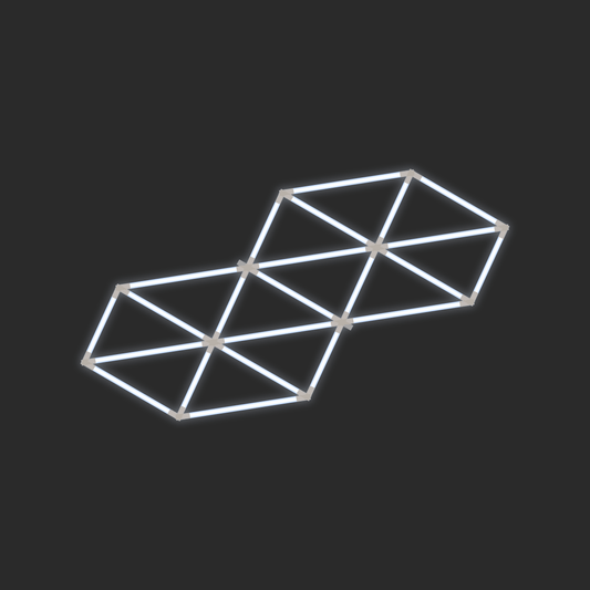 ULTRABEAM LED Light Kit Hex Subdivided 1.7x1m 138W — lit-iso