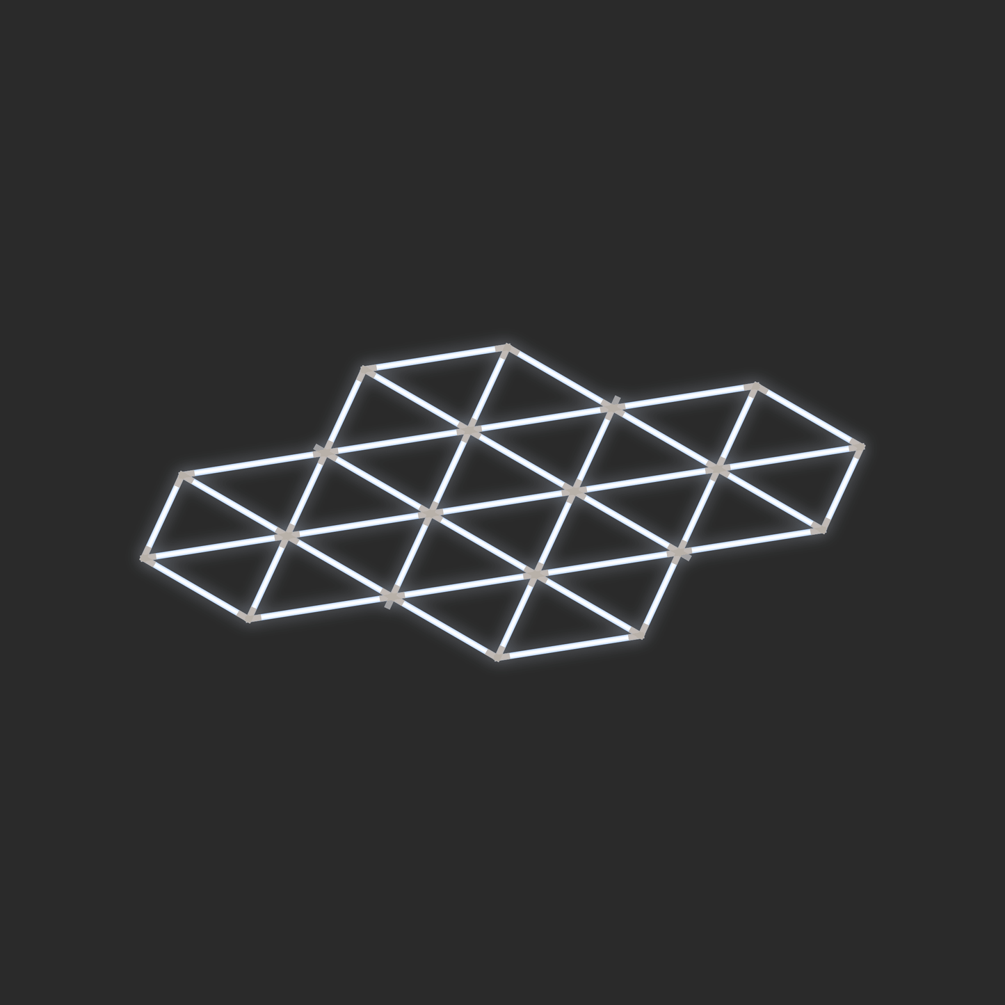 ULTRABEAM LED Light Kit Hex Subdivided 2.1x1.7m 258W — lit-iso