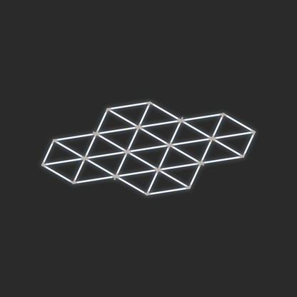 ULTRABEAM LED Light Kit Hex Subdivided 2.1x1.7m 258W — lit-iso