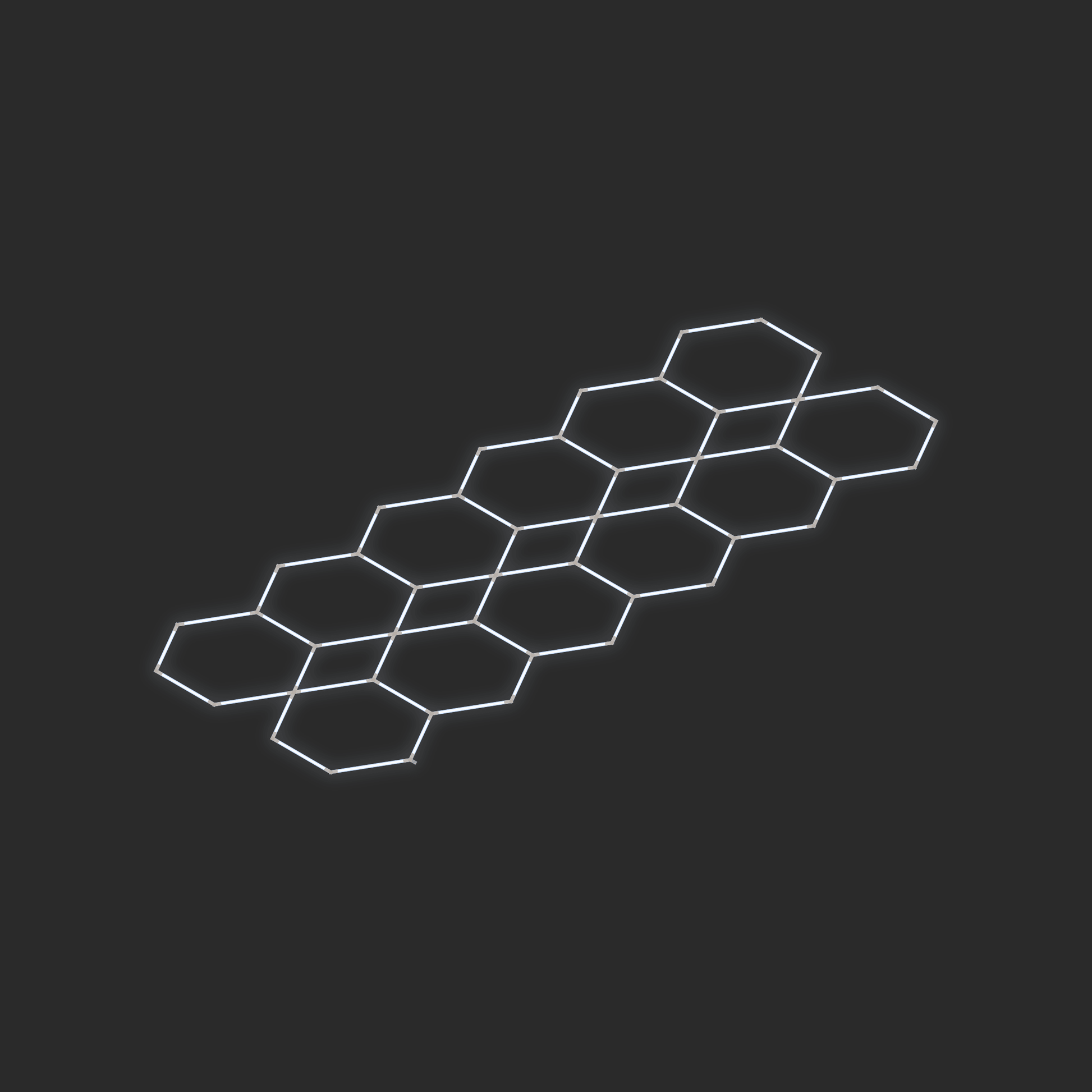 ULTRABEAM LED Light Kit Hex Parallel 4.9x1.9m 372W — lit-iso