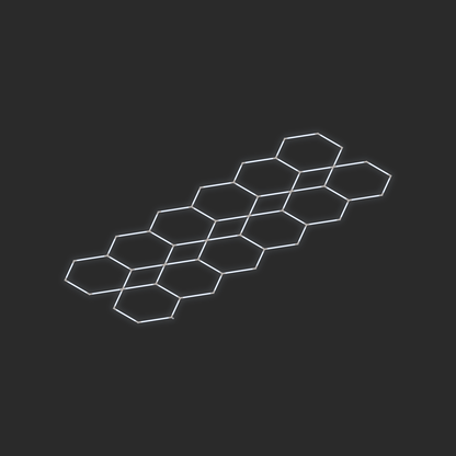 ULTRABEAM LED Light Kit Hex Parallel 4.9x1.9m 372W — lit-iso