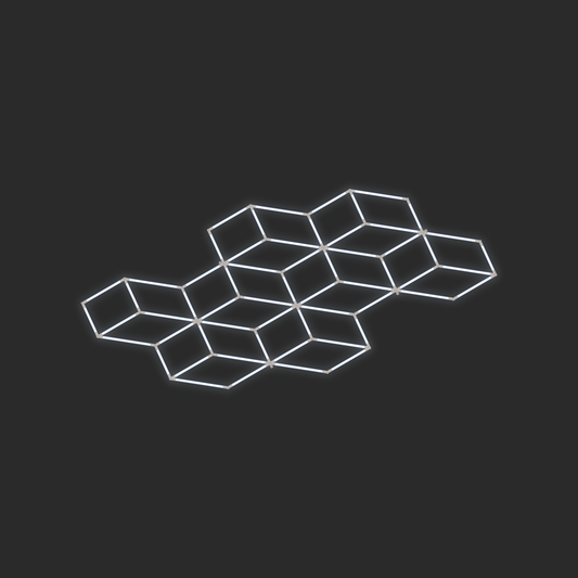 ULTRABEAM LED Light Kit Cube 2.1x3.1m 354W — lit-iso