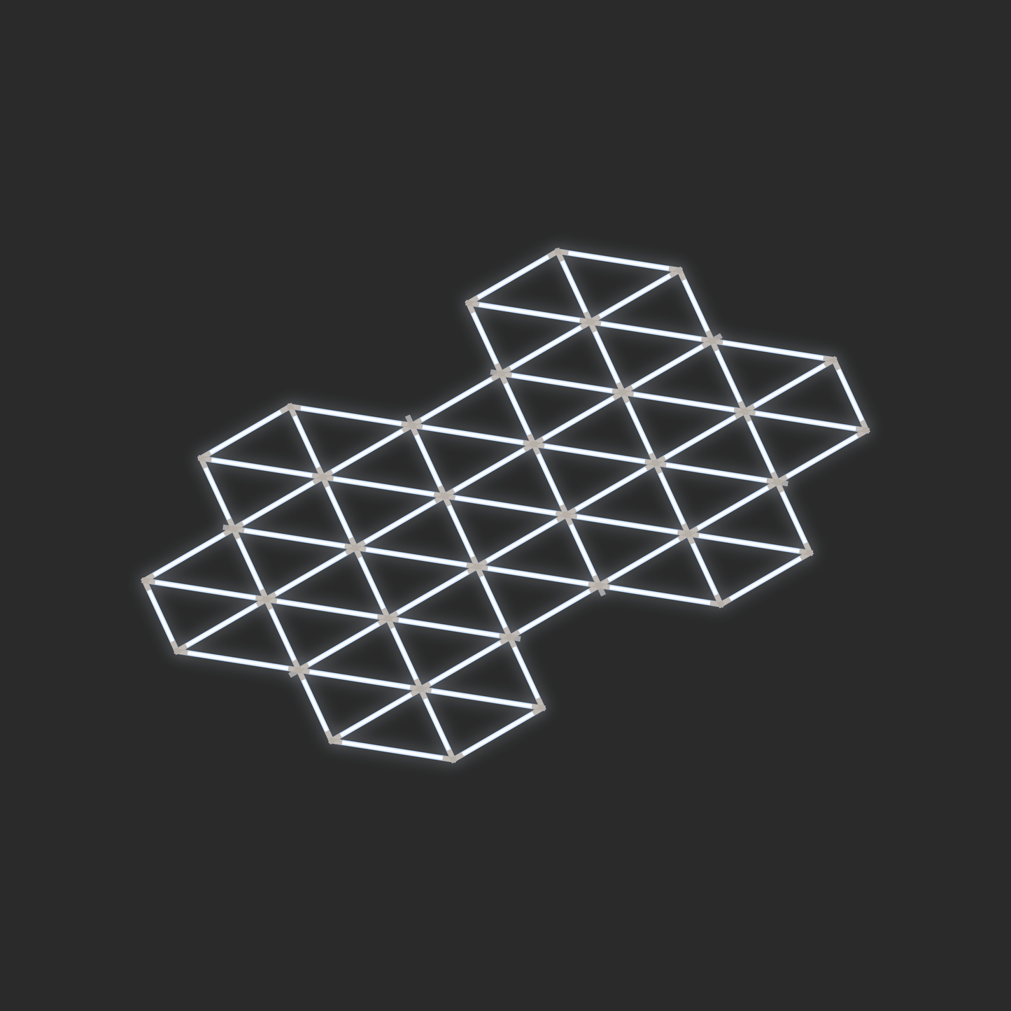ULTRABEAM LED Light Kit Hex Subdivided 2.1x3.1m 498W — lit-iso