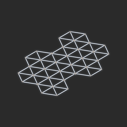 ULTRABEAM LED Light Kit Hex Subdivided 2.1x3.1m 498W — lit-iso