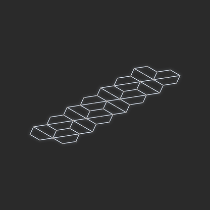 ULTRABEAM LED Light Kit Hex Alternating 6.1x1.7m 522W — lit-iso