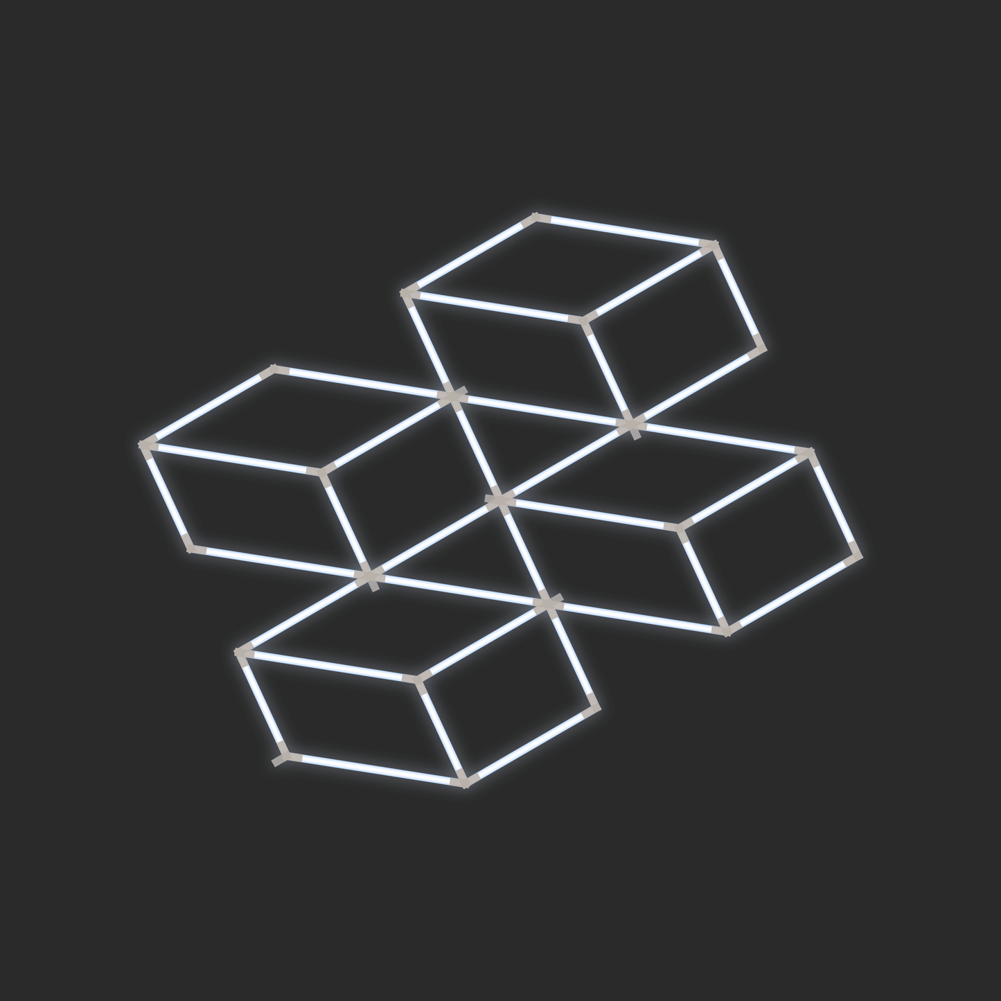 ULTRABEAM LED Light Kit Diamond Rhombus 1.7x2.4m 216W — lit-iso