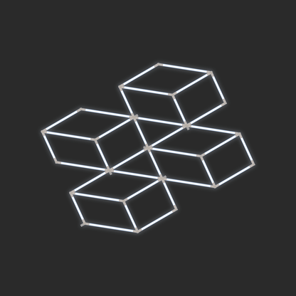 ULTRABEAM LED Light Kit Diamond Rhombus 1.7x2.4m 216W — lit-iso