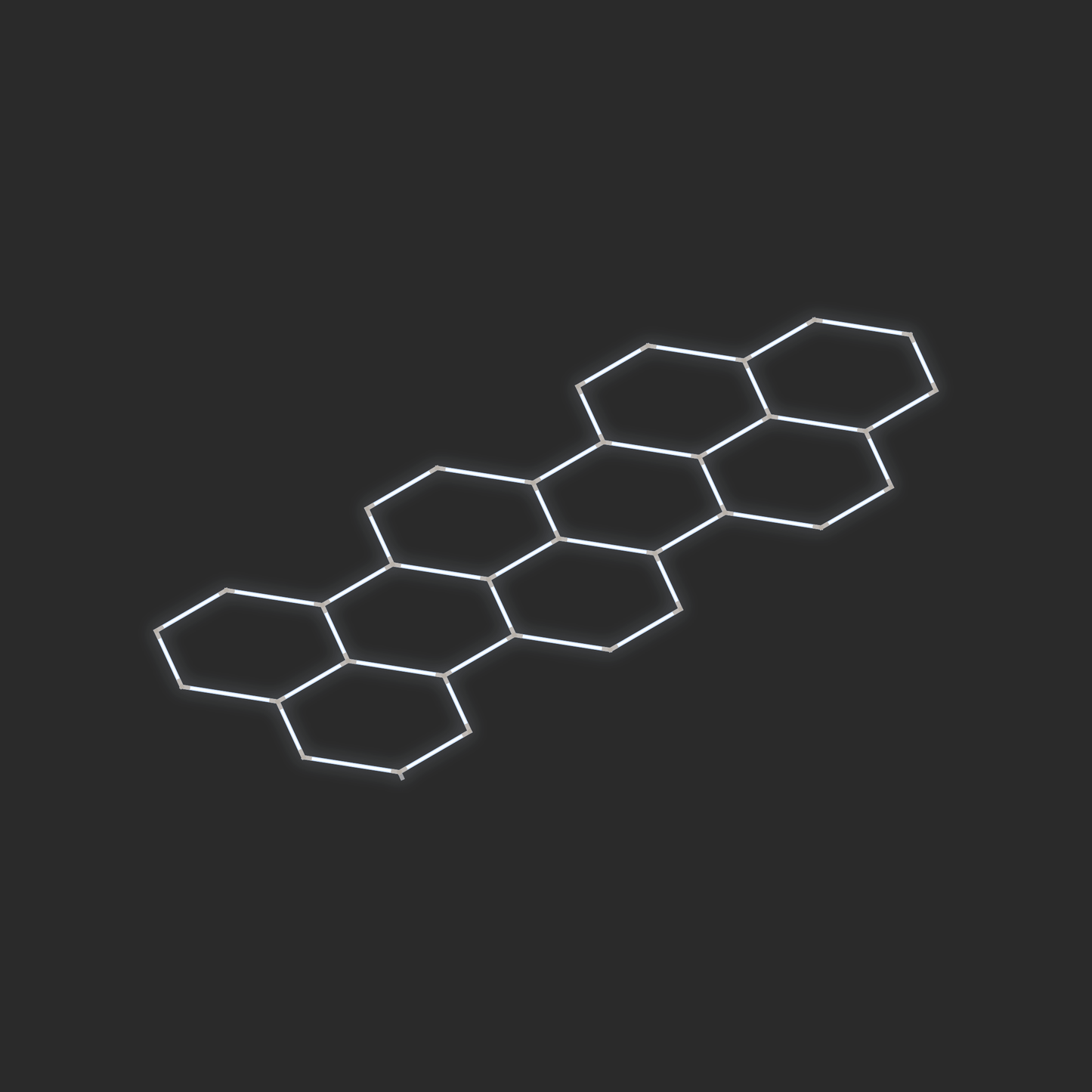 ULTRABEAM LED Light Kit Hex Classic 4.5x1.7m 246W — lit-iso