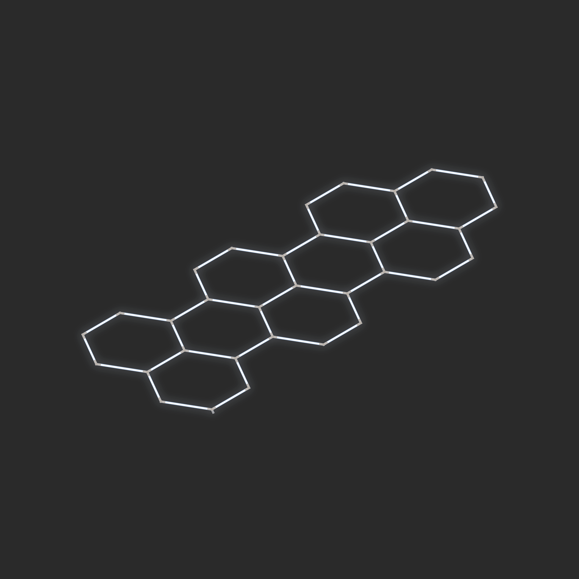 ULTRABEAM LED Light Kit Hex Classic 4.5x1.7m 246W — lit-iso