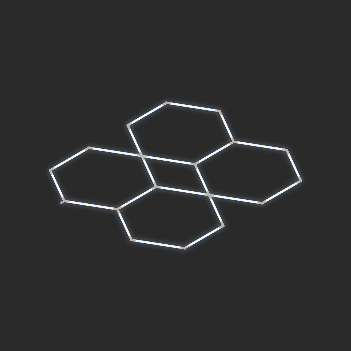 ULTRABEAM LED Light Kit Hex Parallel 1.7x1.9m 132W — lit-iso