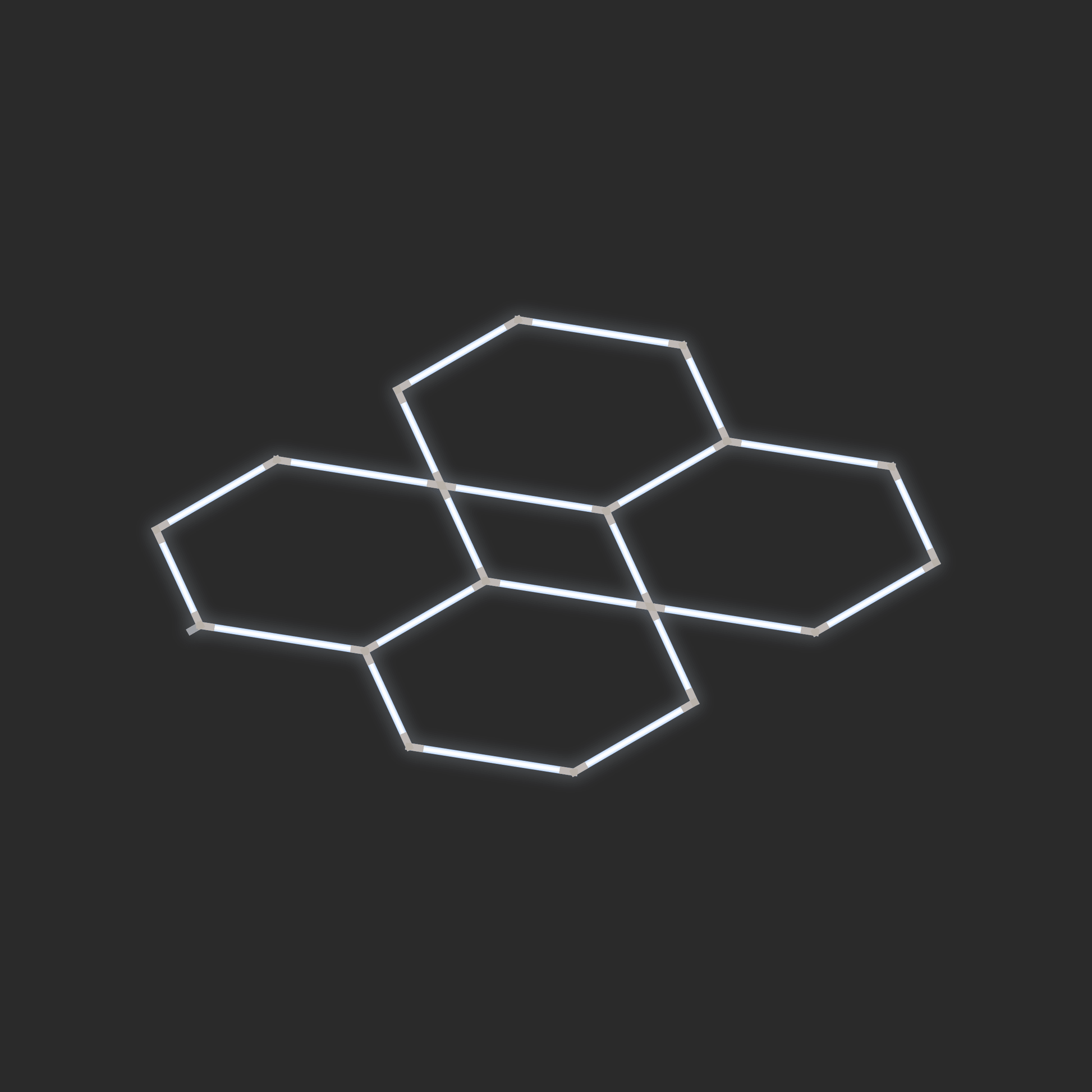 ULTRABEAM LED Light Kit Hex Parallel 1.7x1.9m 132W — lit-iso
