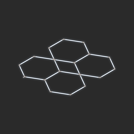 ULTRABEAM LED Light Kit Hex Parallel 1.7x1.9m 132W — lit-iso
