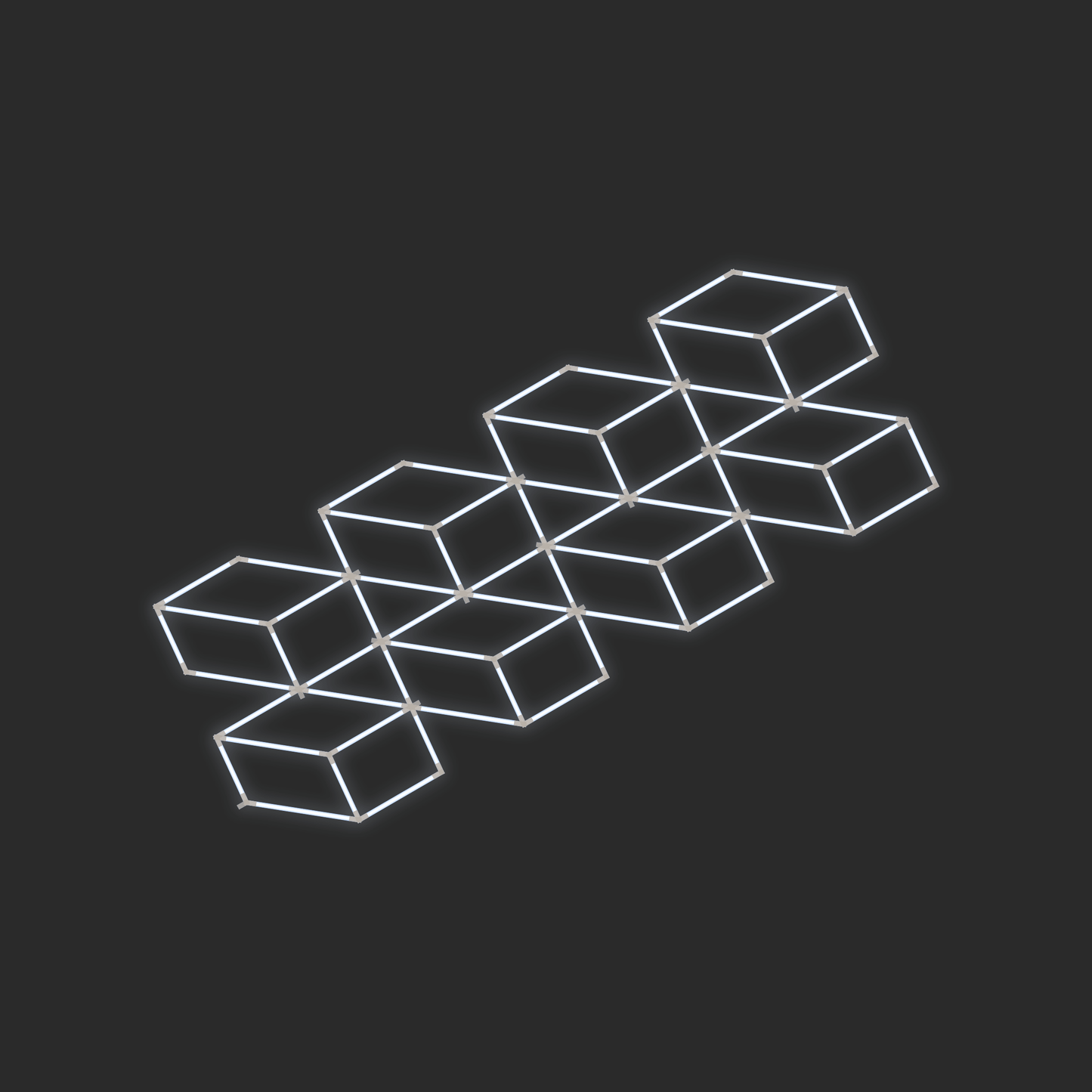 ULTRABEAM LED Light Kit Diamond Rhombus 1.7x4.2m 432W — lit-iso