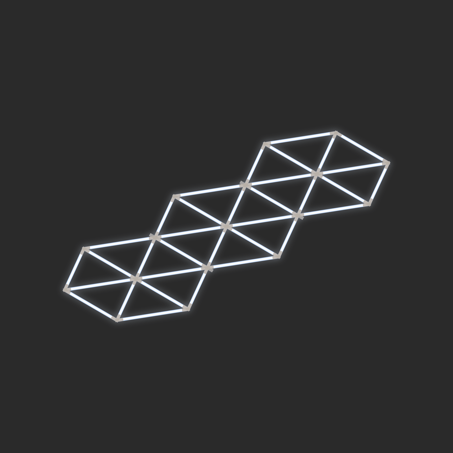 ULTRABEAM LED Light Kit Hex Subdivided 2.5x1m 204W — lit-iso