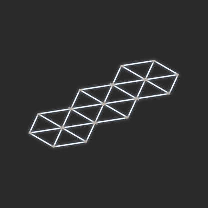 ULTRABEAM LED Light Kit Hex Subdivided 2.5x1m 204W — lit-iso