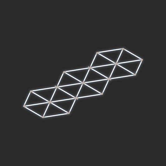 ULTRABEAM LED Light Kit Hex Subdivided 2.5x1m 204W — lit-iso