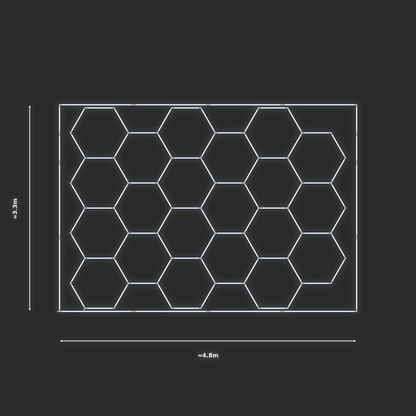 ULTRABEAM LED Light Kit Hex Classic 4.5x3.3m 486W — Cool White