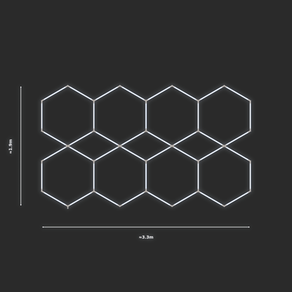 ULTRABEAM LED Light Kit Hex Parallel 3.3x1.9m 252W — None