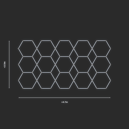 ULTRABEAM LED Light Kit Hex Parallel 2.5x4.7m 480W — None